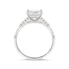 Dahlia sterling silver engagement ring - EJ Cole