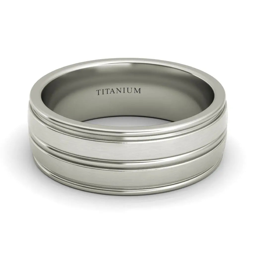 Halifax titanium wedding band - EJ Cole