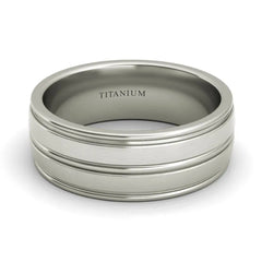 Halifax titanium wedding band - EJ Cole