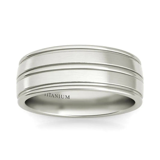 Halifax titanium wedding band - EJ Cole