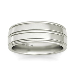 Halifax titanium wedding band - EJ Cole