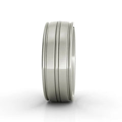Halifax titanium wedding band - EJ Cole