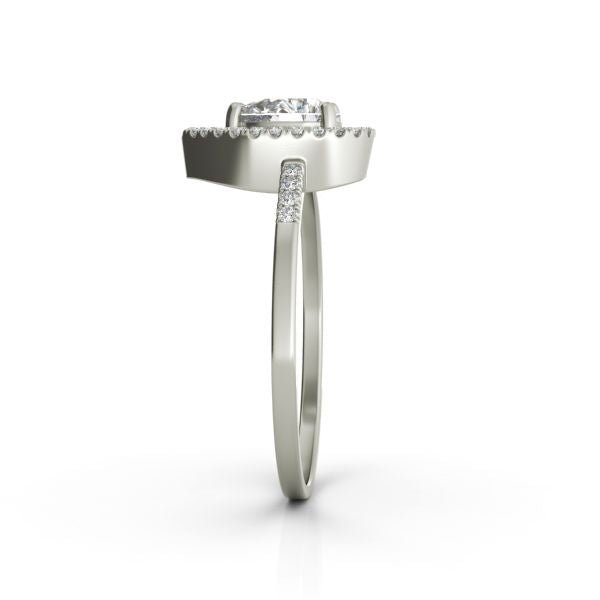Lara sterling silver engagement ring - EJ Cole