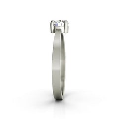 Monica sterling silver engagement ring - EJ Cole