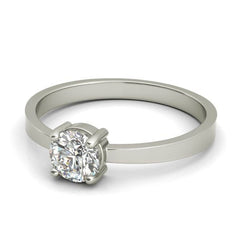 Monica sterling silver engagement ring - EJ Cole