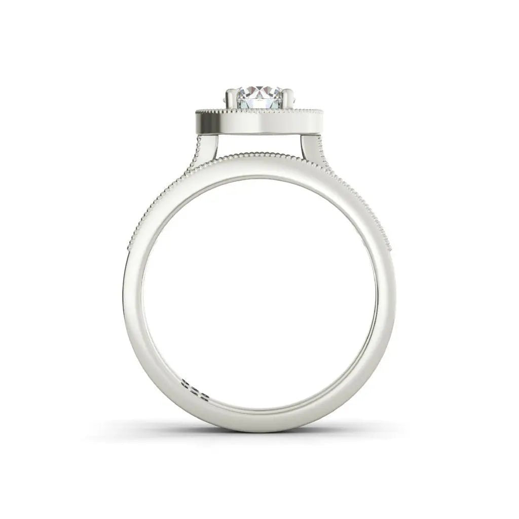 Samantha sterling silver bridal set - EJ Cole