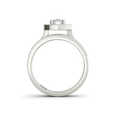 Samantha sterling silver bridal set - EJ Cole