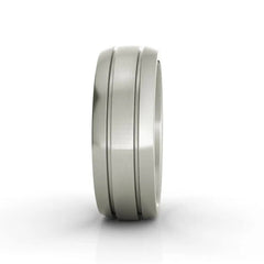 Vulcan titanium wedding band - EJ Cole