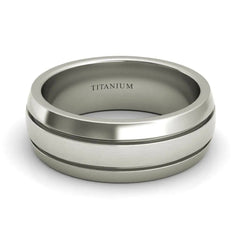Vulcan titanium wedding band - EJ Cole