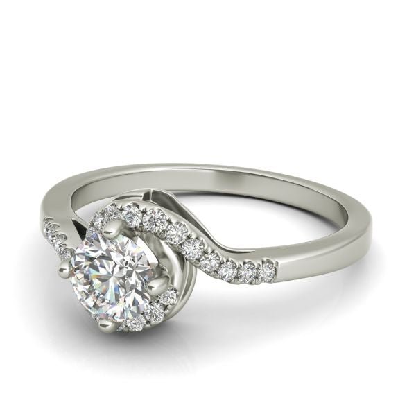 Agatha sterling silver engagement ring - EJ Cole