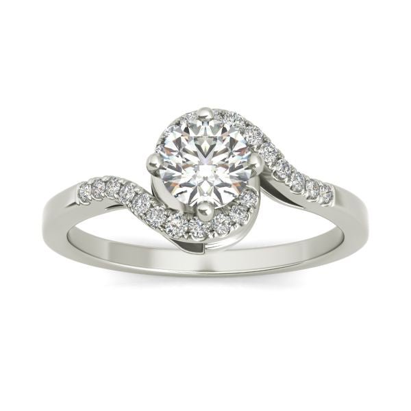 Agatha sterling silver engagement ring - EJ Cole