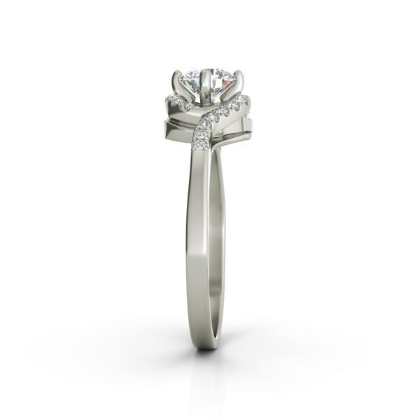 Agatha sterling silver engagement ring - EJ Cole