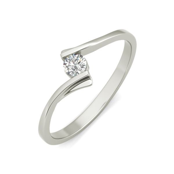 Diana sterling silver engagement ring - EJ Cole