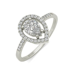 Lara sterling silver engagement ring - EJ Cole