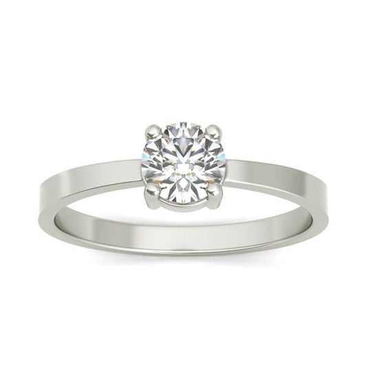 Monica sterling silver engagement ring - EJ Cole