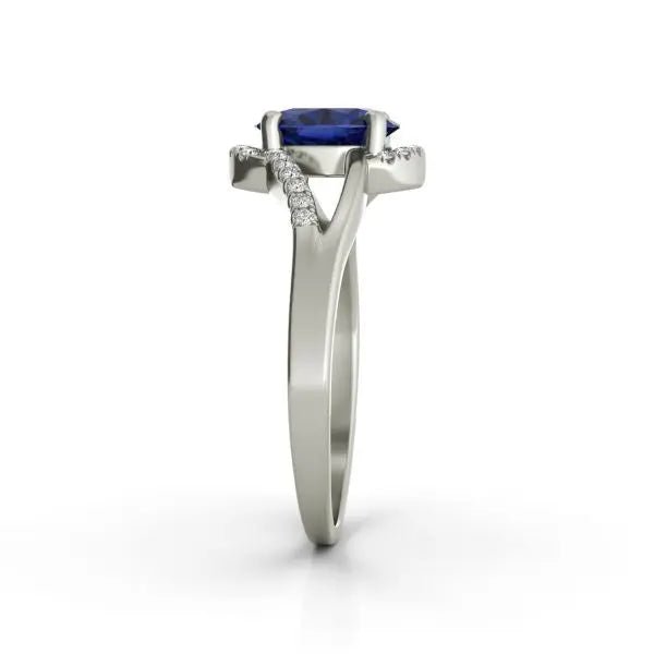 Stella sterling silver engagement ring - EJ Cole