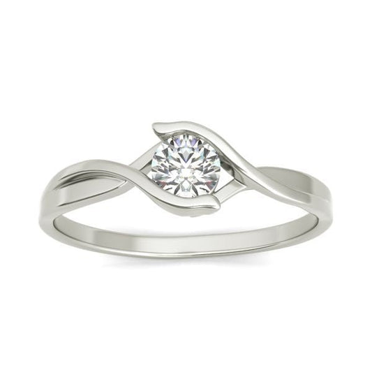 Teresa sterling silver engagement ring - EJ Cole