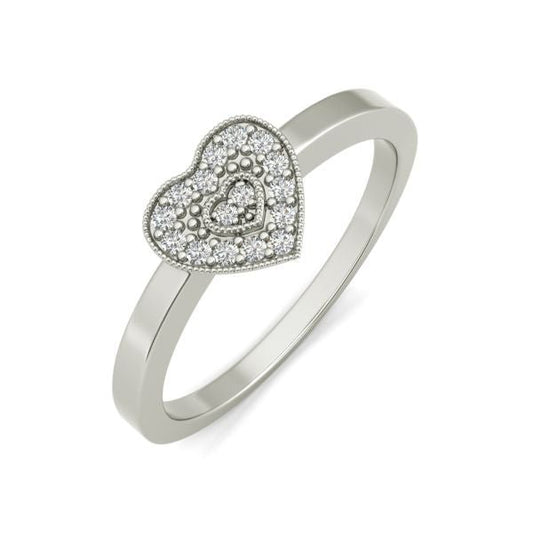 Valentina sterling silver engagement ring - EJ Cole